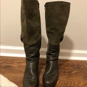 Arche Green Leather/Suede Boots- Size 39